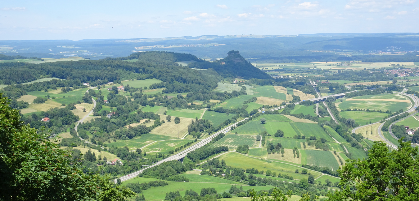 Blick auf den Hohenkrähen.