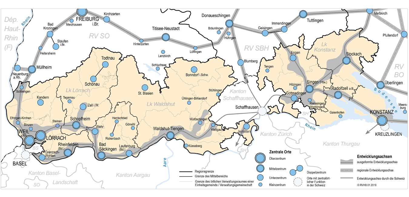 Strukturkarte vom Regionalverband.