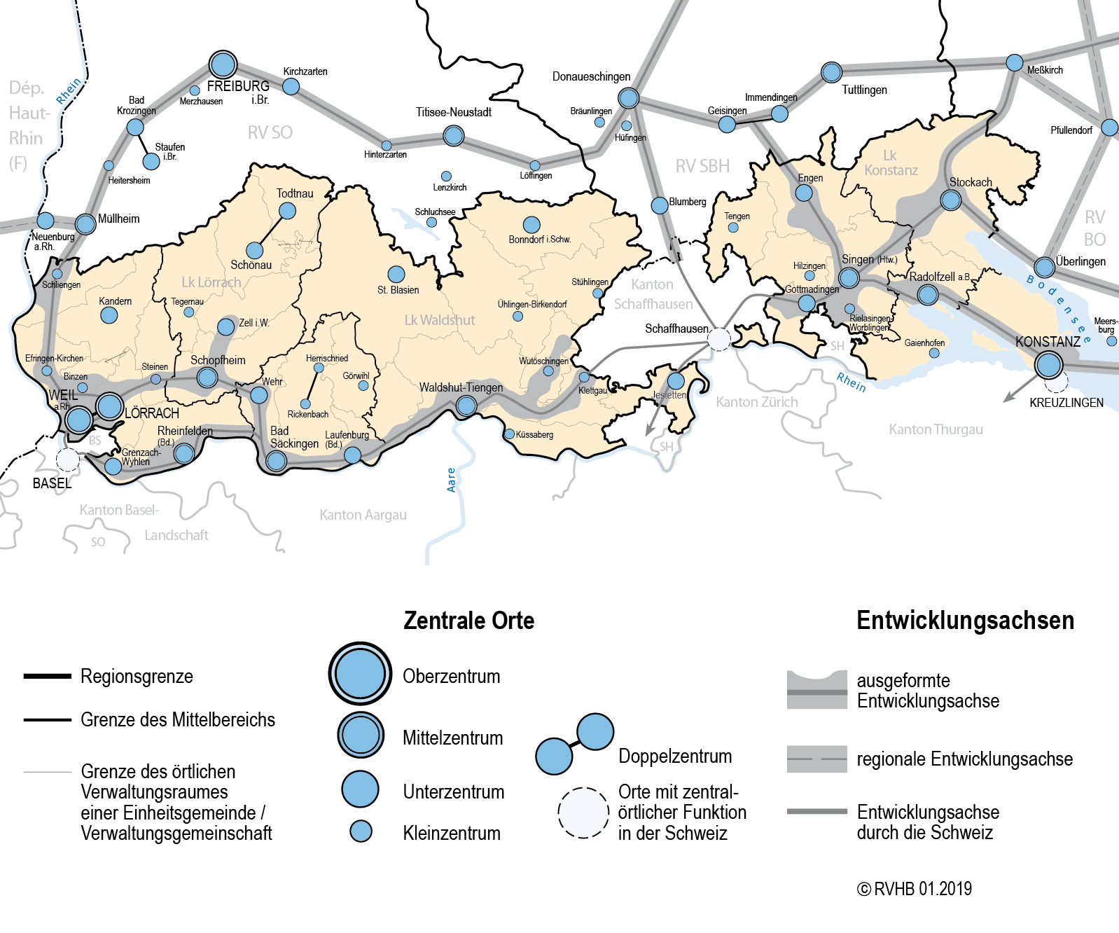 Strukturkarte vom Regionalverband.