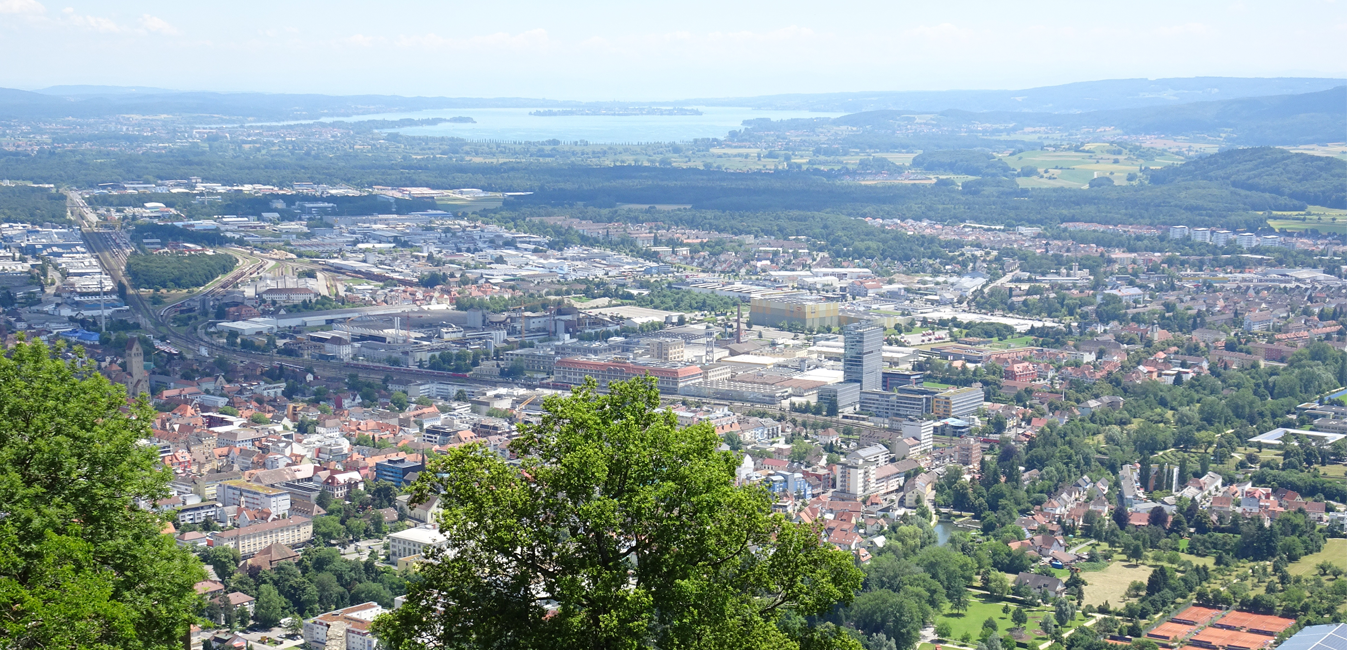 Blick auf Singen.