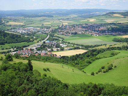 aufgabe-siedlung_hegau_425 Blick von oben auf den Hegau.